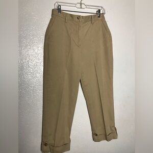 Lands end Kaki crop pant 8